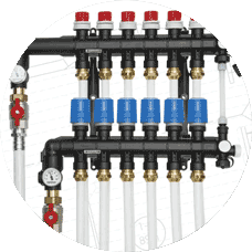 Uponor коллекторы и комплектующие