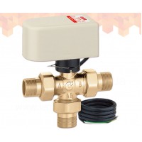 Триходові крани з електроприводом Caleffi 6443