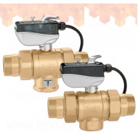 Двоходові та триходові клапани Caleffi 638 з сервоприводом