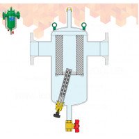 Фланцеві магнітні дешламатори Caleffi Dirtmag