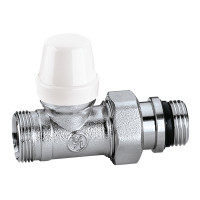 343402 кран радиаторный отсекающий прямой Caleffi