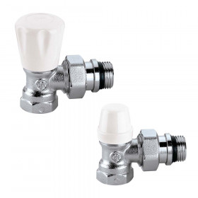 Caleffi 411431 комплект кутових радіаторних кранів