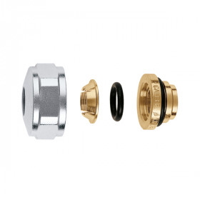 Caleffi 437515 D16х3/4″ компресійний фітинг з кільцевим ущільненням для підключення радіаторних кранів до трубопроводів