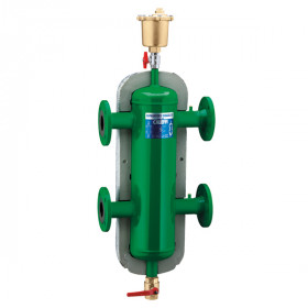 Caleffi 548 фланцеві гідравлічні сепаратори в ізоляції зі зливним клапаном DN50÷150
