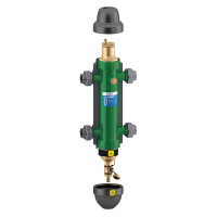 Caleffi 5495 SEP4багатофункціональний гідравлічний сепаратор (гідрострілка) з ізоляційним кожухом