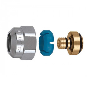 Caleffi 681524 компресійний фітинг з кільцевим ущільненням для підключення радіаторних кранів до трубопроводів
