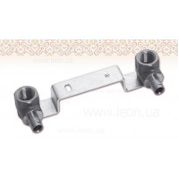 1023037 Uponor Q&E монтажная планка (водорозетка) Gemini 16-Rp1/2“ВР ц/ц 153 мм