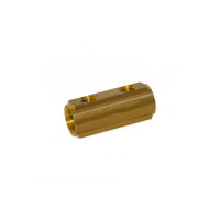 Bianchi 252A колектори латунні підключення 1″ з 2-ма виходами 1/2″ внутрішня різьба, вихід повітрявідводу 3/8", міжосьова відстань 50 мм