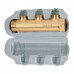 Caleffi 650 розподільчі колектори в ізоляції підключення 1.1/4″ з 2, 3 або 4-ма виходами 3/4″ зовнішня різьба, міжосьова відстань 60 мм