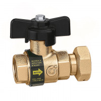 Caleffi 333 Ballstop кран ВВ зі зворотнім клапаном