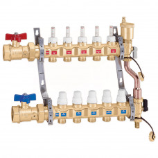 Caleffi 668 колектор з витратомірами