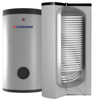 Cordivari Bolly 1 XL WC комбіновані бойлери 800÷1000 л, XL теплообмінник, м'яка зйомна ізоляція, покриття Polywarm, підходить для теплових насосів