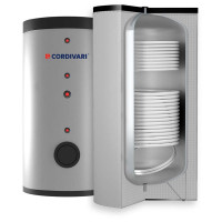 Cordivari Bolly 2 AP WB комбіновані бойлери 200÷500 л 2 збільшені теплообмінники, тверда незйомна ізоляція, покриття Polywarm, підходить для теплових насосів