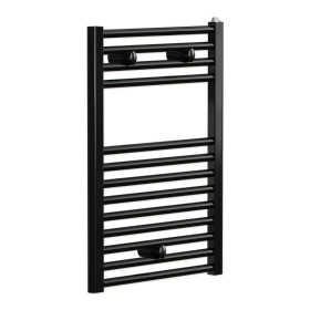 Рушникосушарка Cordivari Lisa 22 Black вертикальна чорна матова водяна рушникосушарка висотою 700 мм