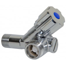 Albertoni D912285SD кран вентильний 1/2х3/8х3/4