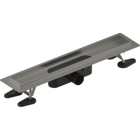 Uponor Aqua Ambient Silver лінійні душові трап-лотки довжина 600, 700, 800, 900 та 1000 мм