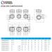GF 6300.R8 Flexus 90° 1″ 3 виходи розподільчі колектори 90° для водопостачання з з вентилями та самоущільнюючим з'єднанням