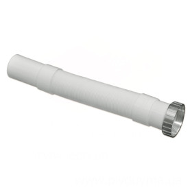 GoPlast 1000TOPCR3 трубка гофрована Ø1.1/2″ x 40 поліпропіленова з металевою гайкою