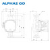 Grundfos Alpha2 Go DN 25 180 mm побутовий циркуляційний насос