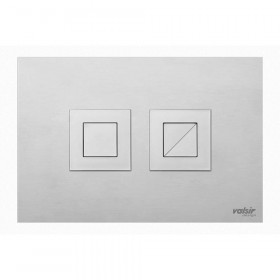 Inox Satin chrome / Satin Square