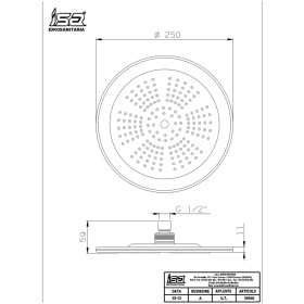 ISA Light розпилювач душовий