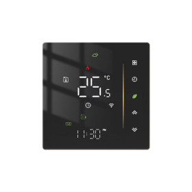 Konveka TW24 Wi-Fi Black кімнатні термостати 24V дистанційне керування конвекторами в режимах опалення та охолодження