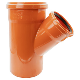 Martoni PVC KGEA 45° reducing tee