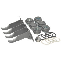 Монтажний комплект  (4 кроншт.)  для алюм. рад.  1" х 1/2"  PURE METAL 3R