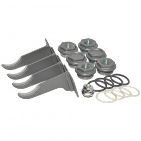 Монтажний комплект  (4 кроншт.)  для алюм. рад.  1" х 1/2"  PURE METAL 3R