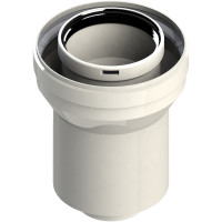 Groppalli A368 перехід 80/125 - 60/100 перехідник димоходу коаксиальний Ø80/125 mm - Ø60/100 mm повітрозабезпечення та газовідводу конденсаційних котлів