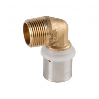Pexal Brass коліно з зовнішньою різьбою