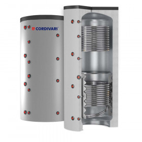 Cordivari Puffer 2 VС буферні ємності 750÷2000 л з м'якою зйомною ізоляцією та 2-ма теплообмінниками