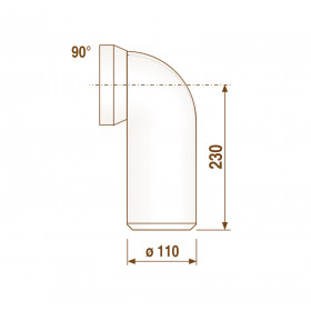Sanit 58.103.01 коліно унітазу 90°