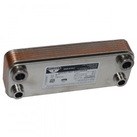 Zilmet ZB 207 17B2071202 паяні пластинчасті теплообмінники 12 пластин нержавіюча сталь AISI 316 L