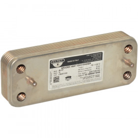 Zilmet ZB 207 17B2071200 паяні пластинчасті теплообмінники 12 пластин нержавіюча сталь AISI 316 L