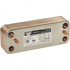 Zilmet ZB 207 17B2071600 паяні пластинчасті теплообмінники 16 пластин нержавіюча сталь AISI 316 L