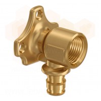 Uponor Q&E латунь водорозетка 3 отвори кріплення 
