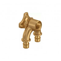Uponor Q&E латунь водорозетка прохідна