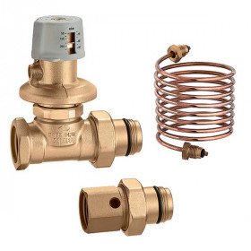 Caleffi 140300 регулятор диференційного тиску для колекторів з капілярною трубкою та з'єднувальним патрубком