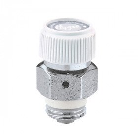 Caleffi 508031 3/8 хромовані автоматичні гігроскопічні радіаторні повітровідвідники 100°C 10 bar