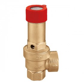 Caleffi 5275 EST запобіжний скидний клапан 110°С ¾х1″ внутрішня-внутрішня різьба