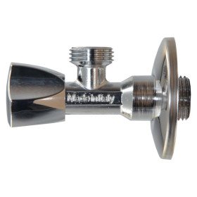 Albertoni C428685 крани вентильні для підключення сантехприладів 1/2"х1/2" трикутна ручка