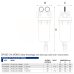 Atlas Filtri DP Big M S 20 Mono TS IN Kit фільтри холодної води BIG з прозорими колбами, манометрами та клапаном очистки для картриджів 20 дюймів з ключем та настінним кріпленням 