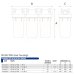 Atlas Filtri DP Big 20 Trio TS IN Kit потрійні фільтри холодної води BIG діаметром 4.5" з прозорими колбами для картриджів 20 дюймів з ключем та настінним кріпленням
