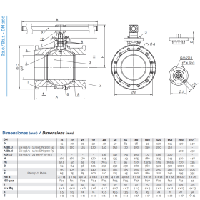 Brandoni B2.100 кран кульовий фланцевий