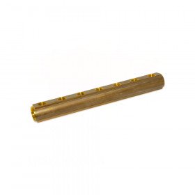 Bianchi 257A колектори латунні підключення 1″ з 7-ма виходами 1/2″ внутрішня різьба, вихід повітрявідводу 3/8", міжосьова відстань 50 мм
