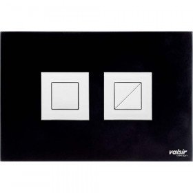Black & White AC black / Polished Square