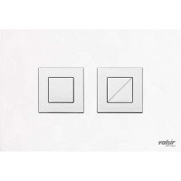 Black & White AC white / Polished Square
