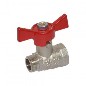 Bonomi 760700 Tamigi ¼-⅜ кульовий кран внутрішня-зовнішня різьба