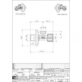 Albertoni C408681 кран вентильный